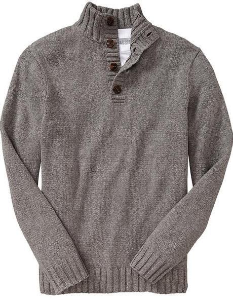 grey old navy sweater